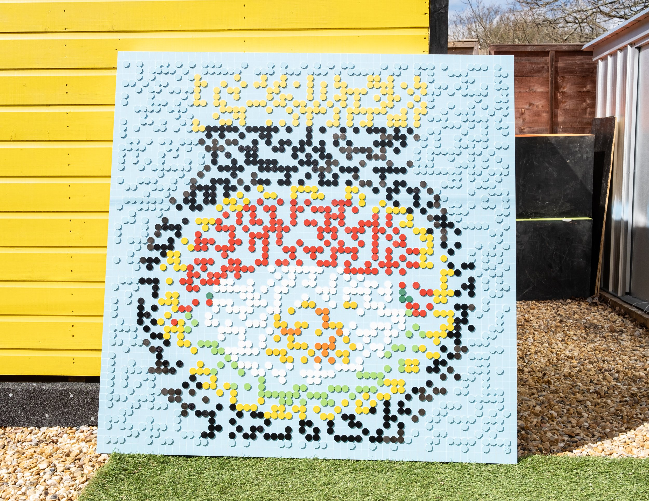 Clarke Reynolds - Marmite Braille art