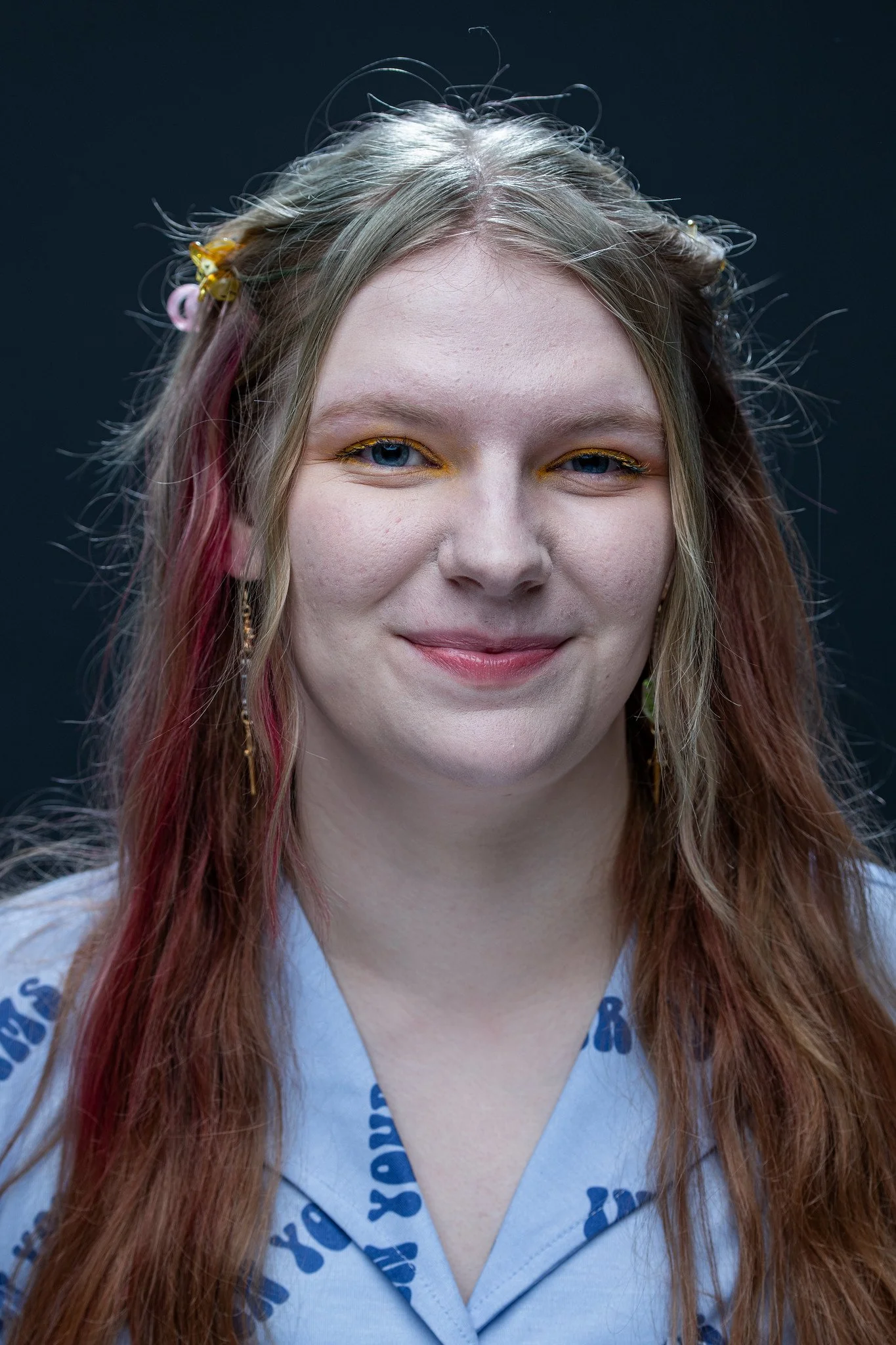Portrait of Lily Beatrice - pink hair