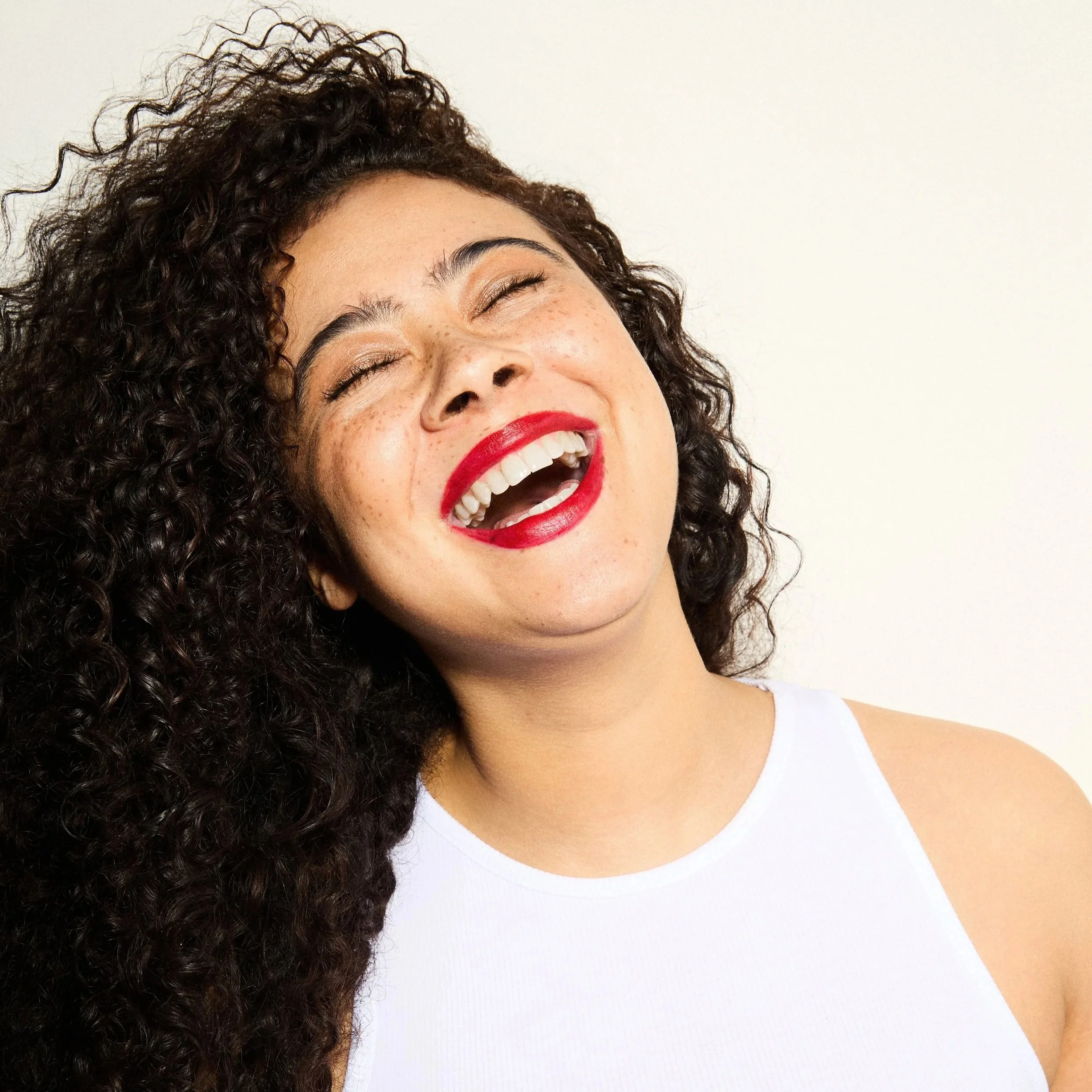 Portrait of Natalie-Amber laughing