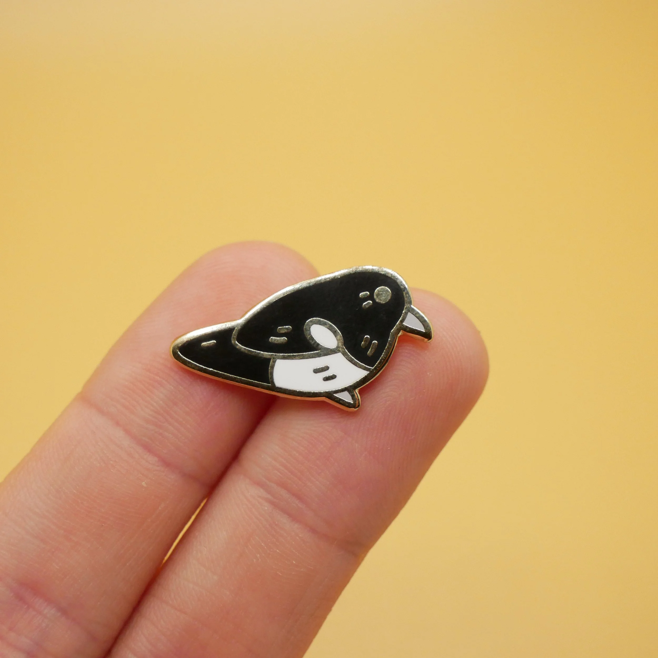 Magpie pins enamel pin bird pin cute little magpie enamel