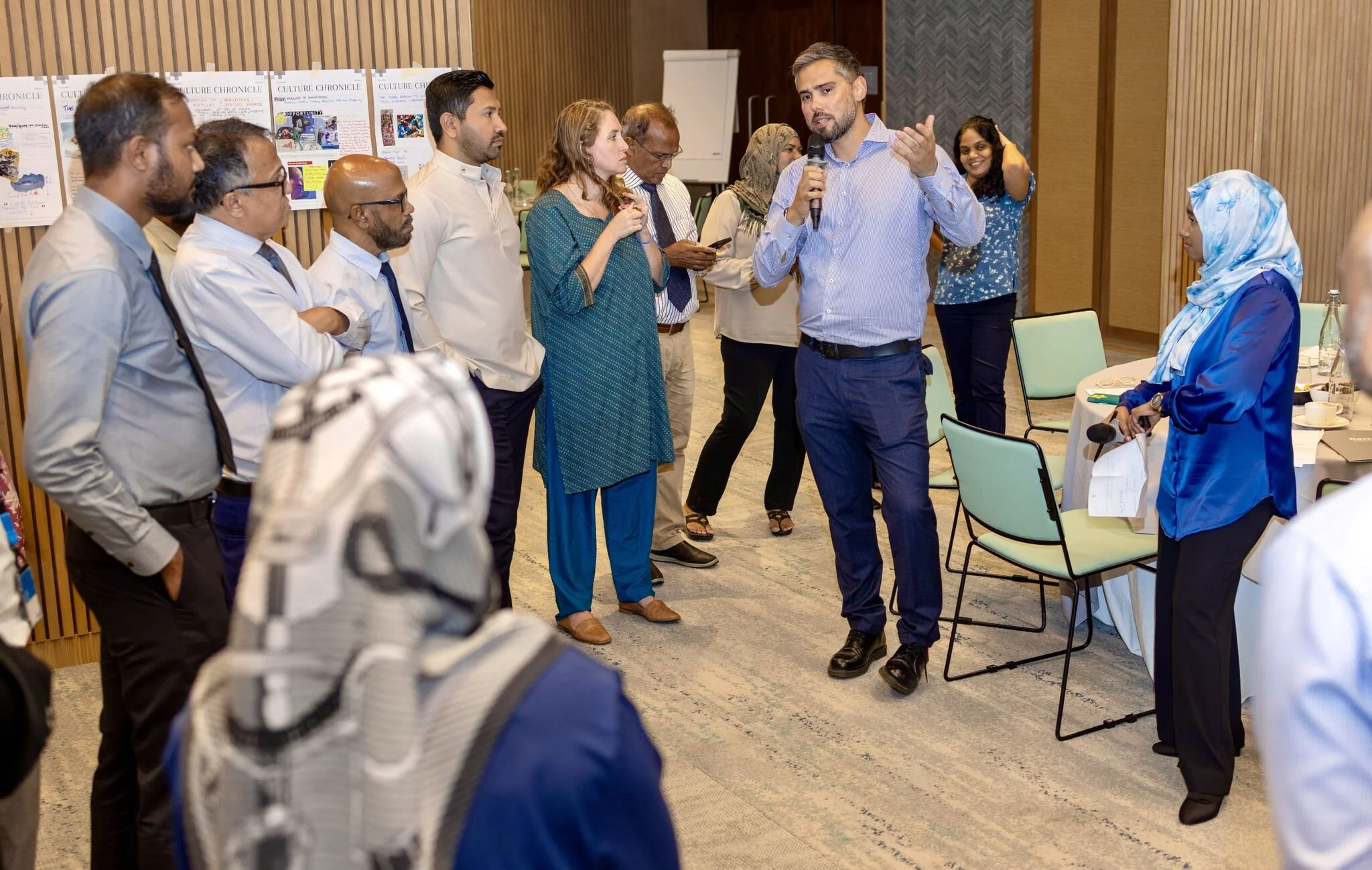 Representing Sound Diplomacy at the Creative Economy Roundtable in the Maldives