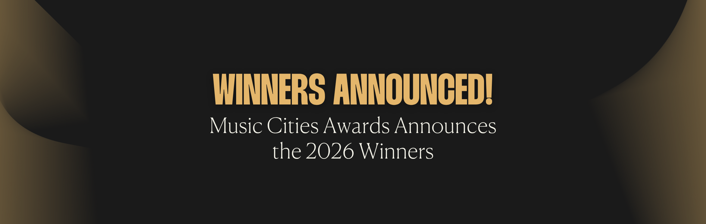 Music Cities Awards Announces the&nbsp; 2026 Winners