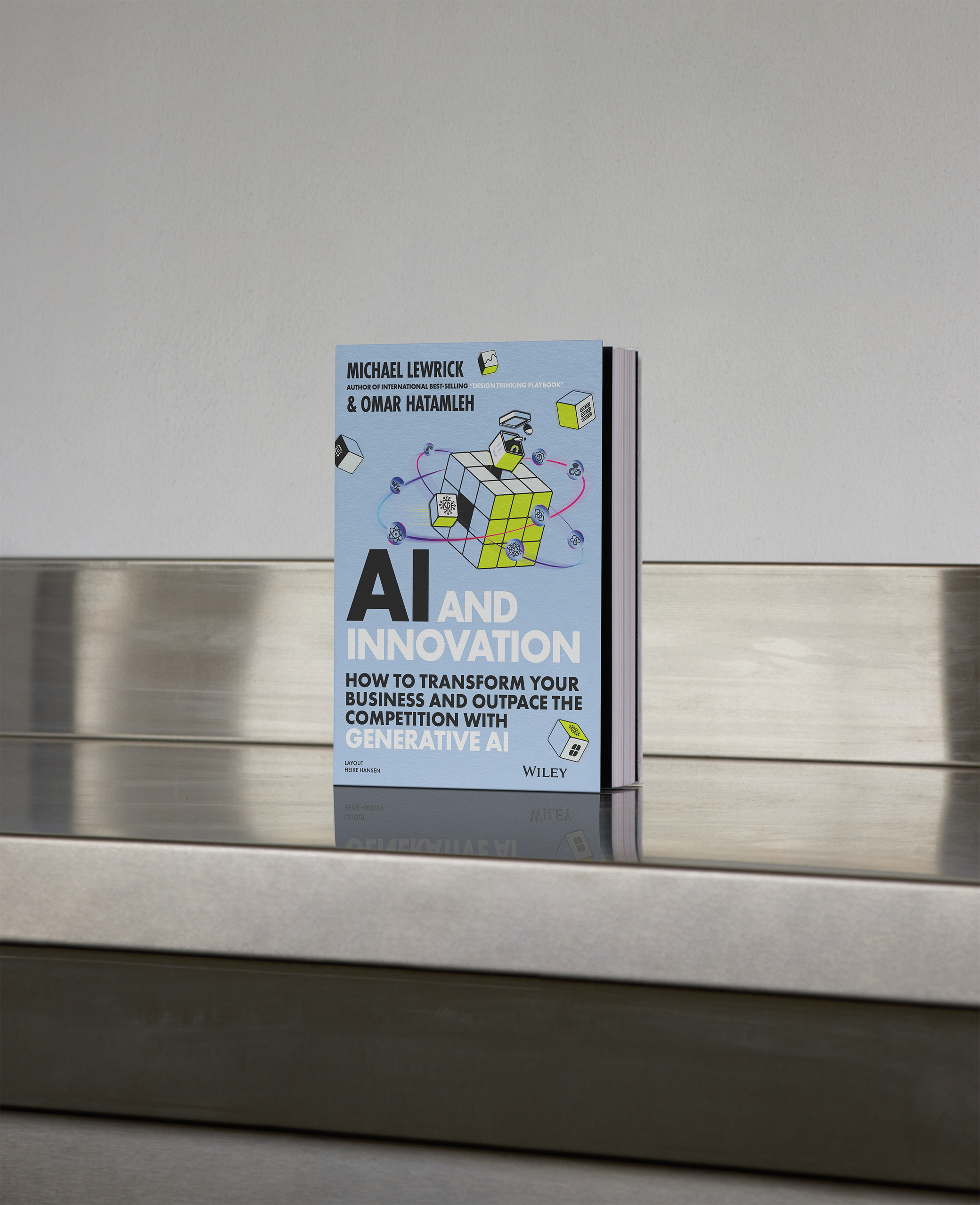 AI and Innovation, Lewrick und Hatamleh, Wiley, Book design 2024