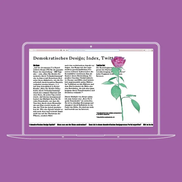 «demokratisches design», Web design