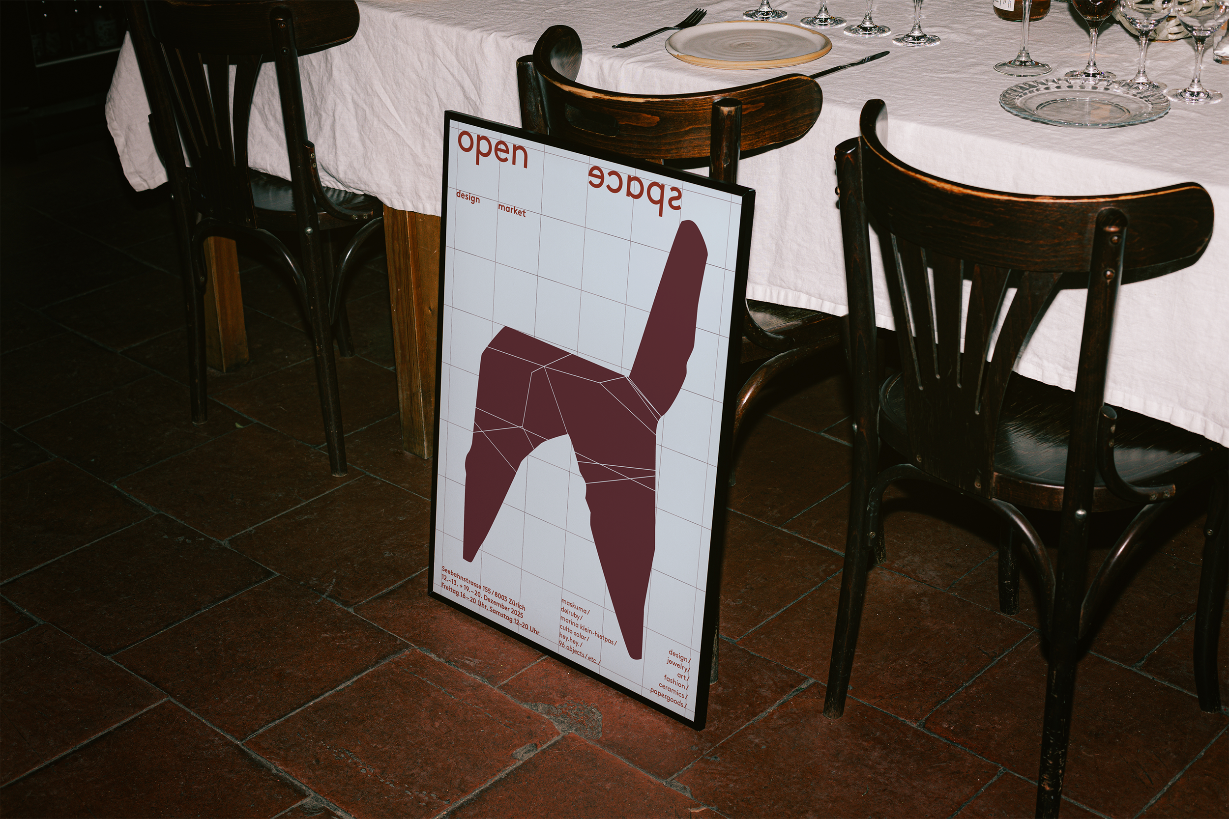 open space design market, Poster Series 