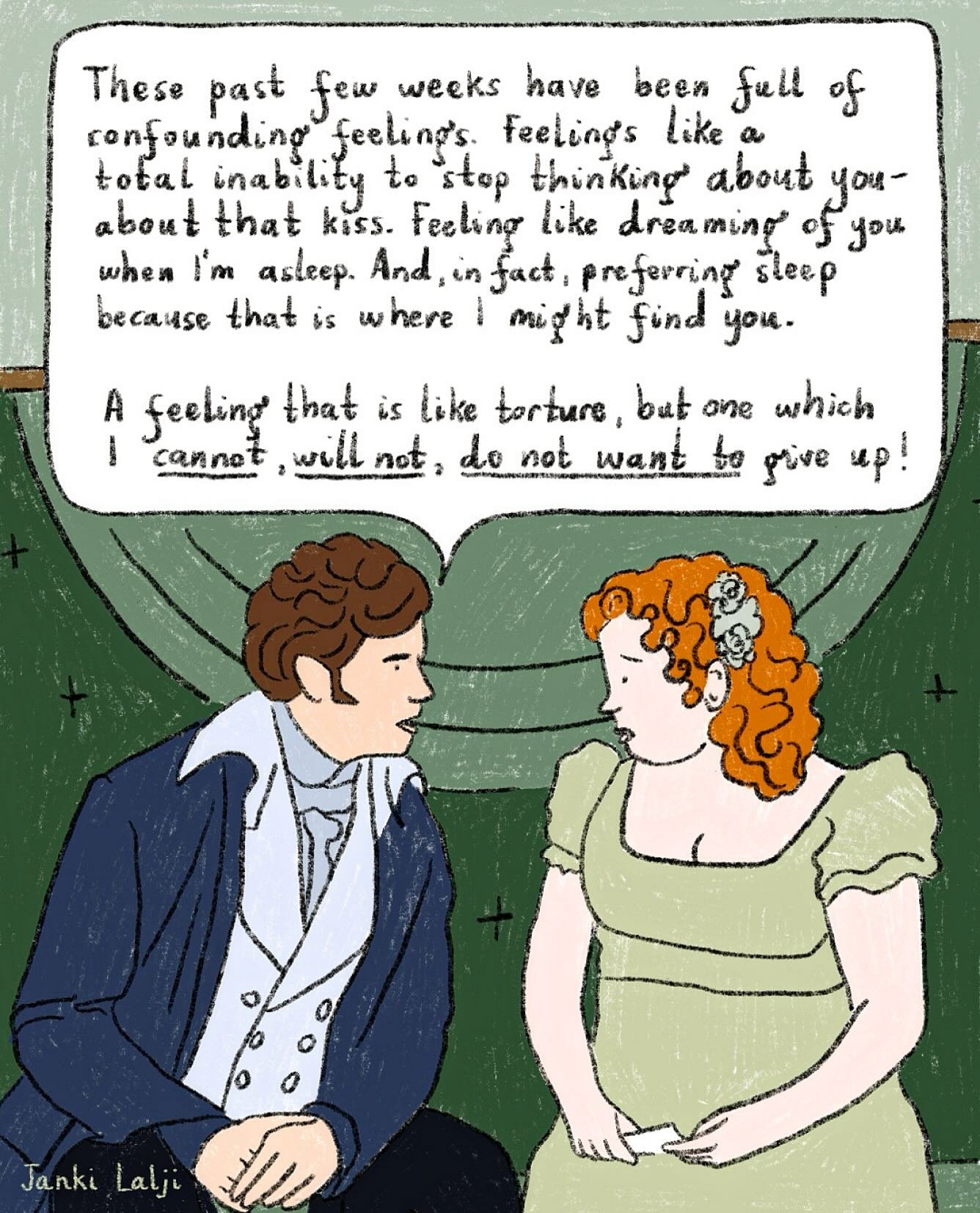 Still not over this moment 💕 Bridgerton Season 3 🪞🪭 And I honestly can&rsquo;t wait for the next season

#bridgerton #bridgertonseason3 #colinbridgerton #penelopebridgerton #illustratorsoninstagram #bridgertonfanart #ladywhistledown