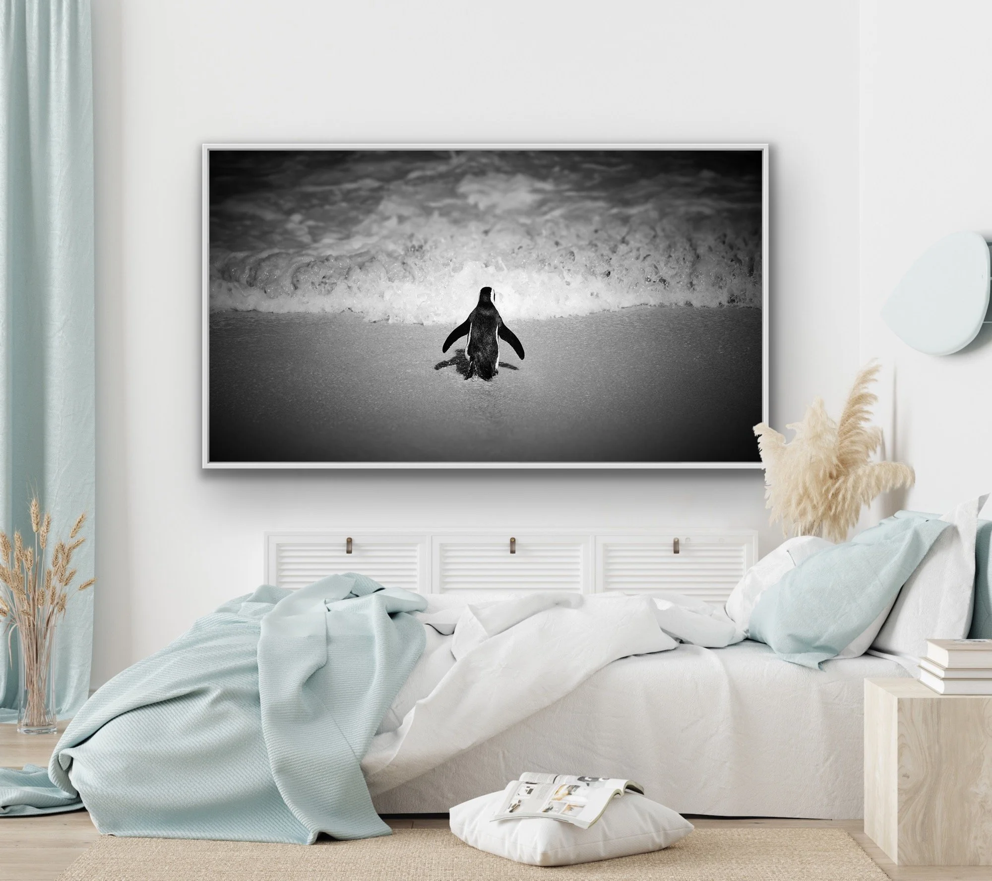 'Into The Unknown' finished in a custom white float frame © Dan Callister