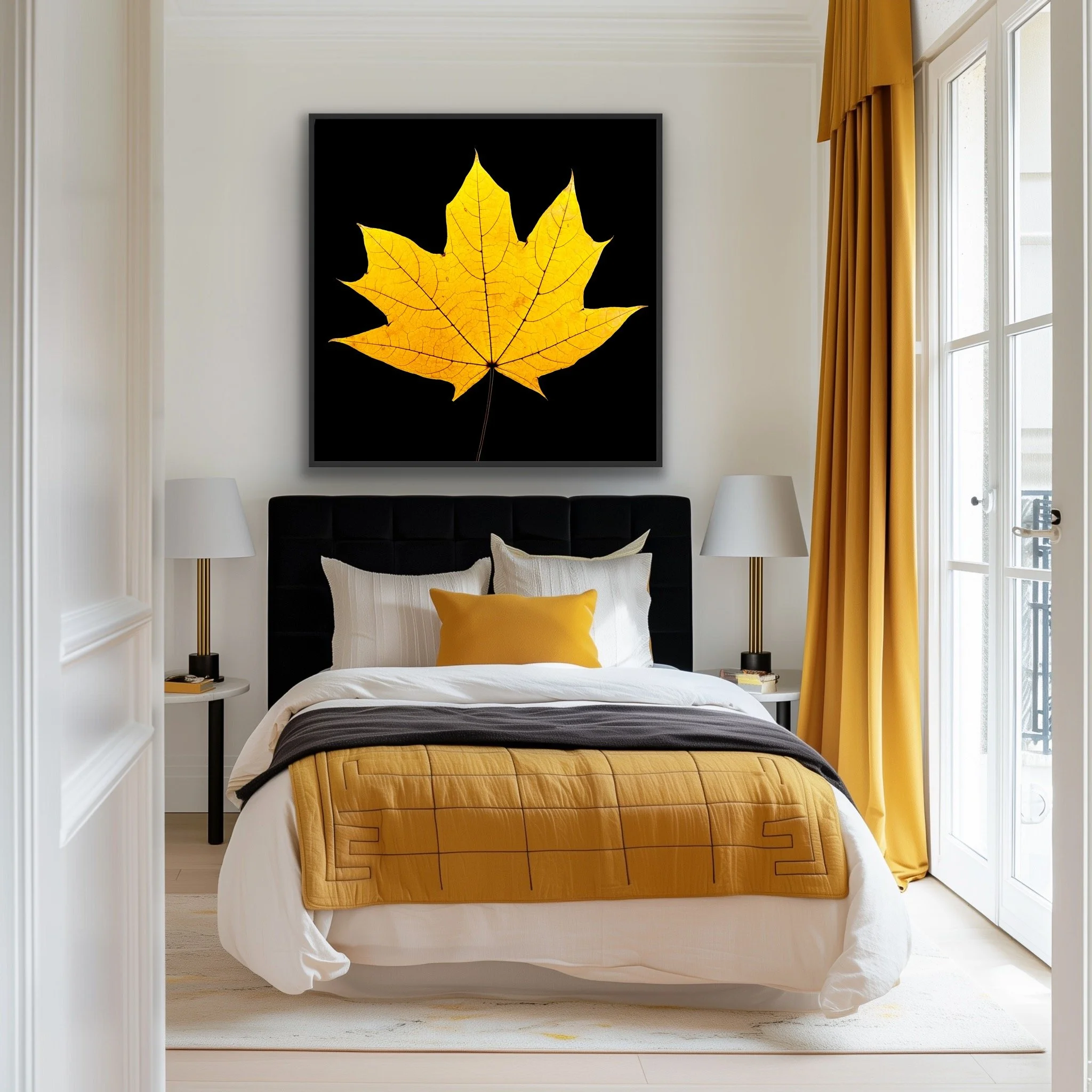 Maple finished in a custom black float frame by © Dan Callister