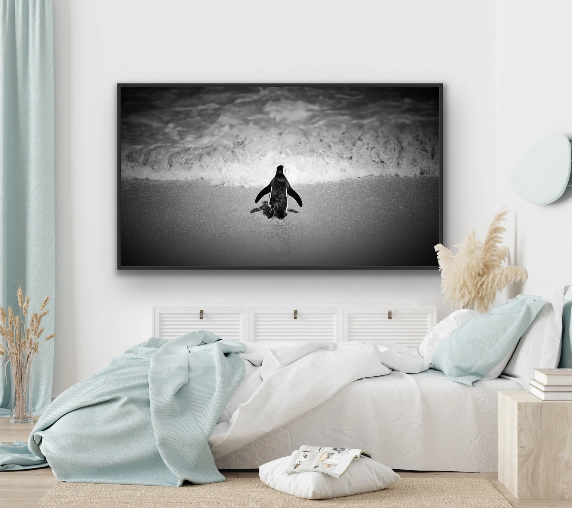 'Into The Unknown' finished in a custom black float frame © Dan Callister