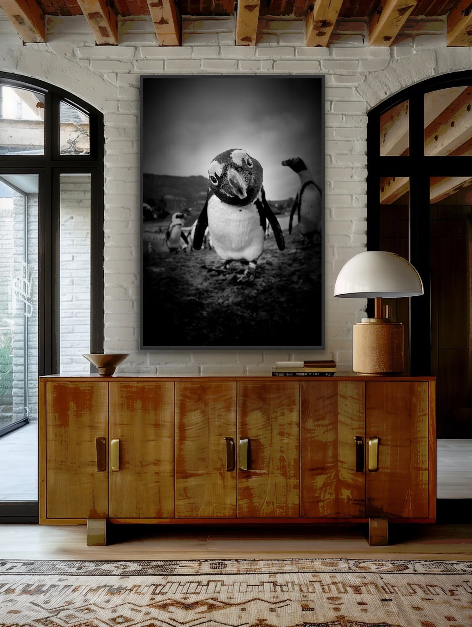 Bertie finished in custom black float frame by © Dan Callister