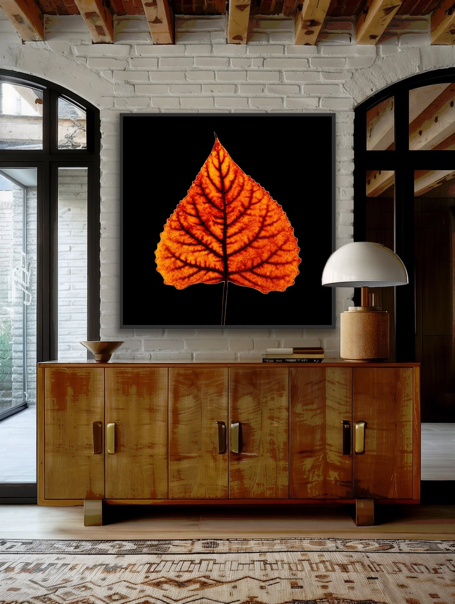 Amber finished in a custom black float frame by © Dan Callister