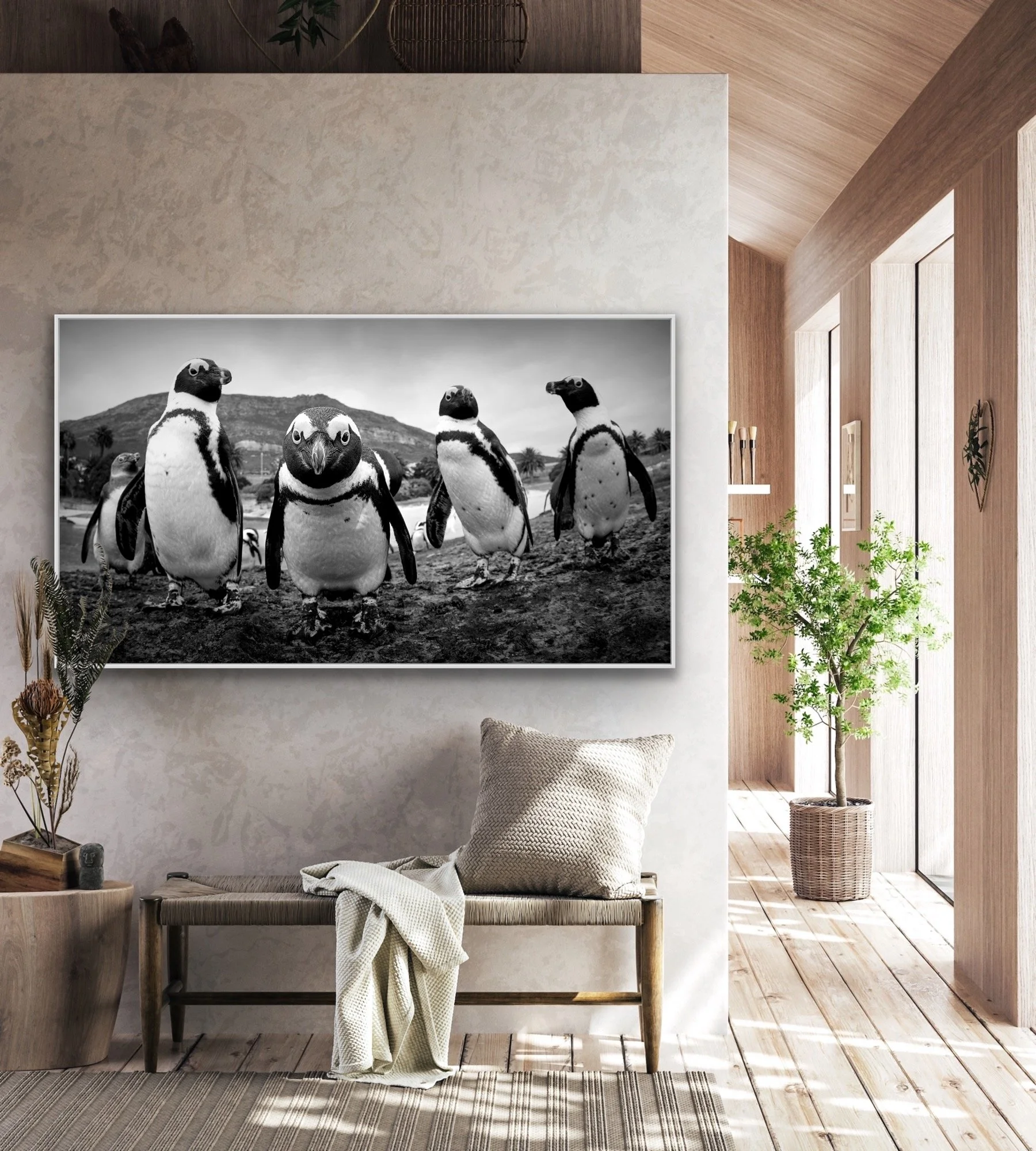 'The Boys Are Back In Town' finished in a custom white float frame by © Dan Callister