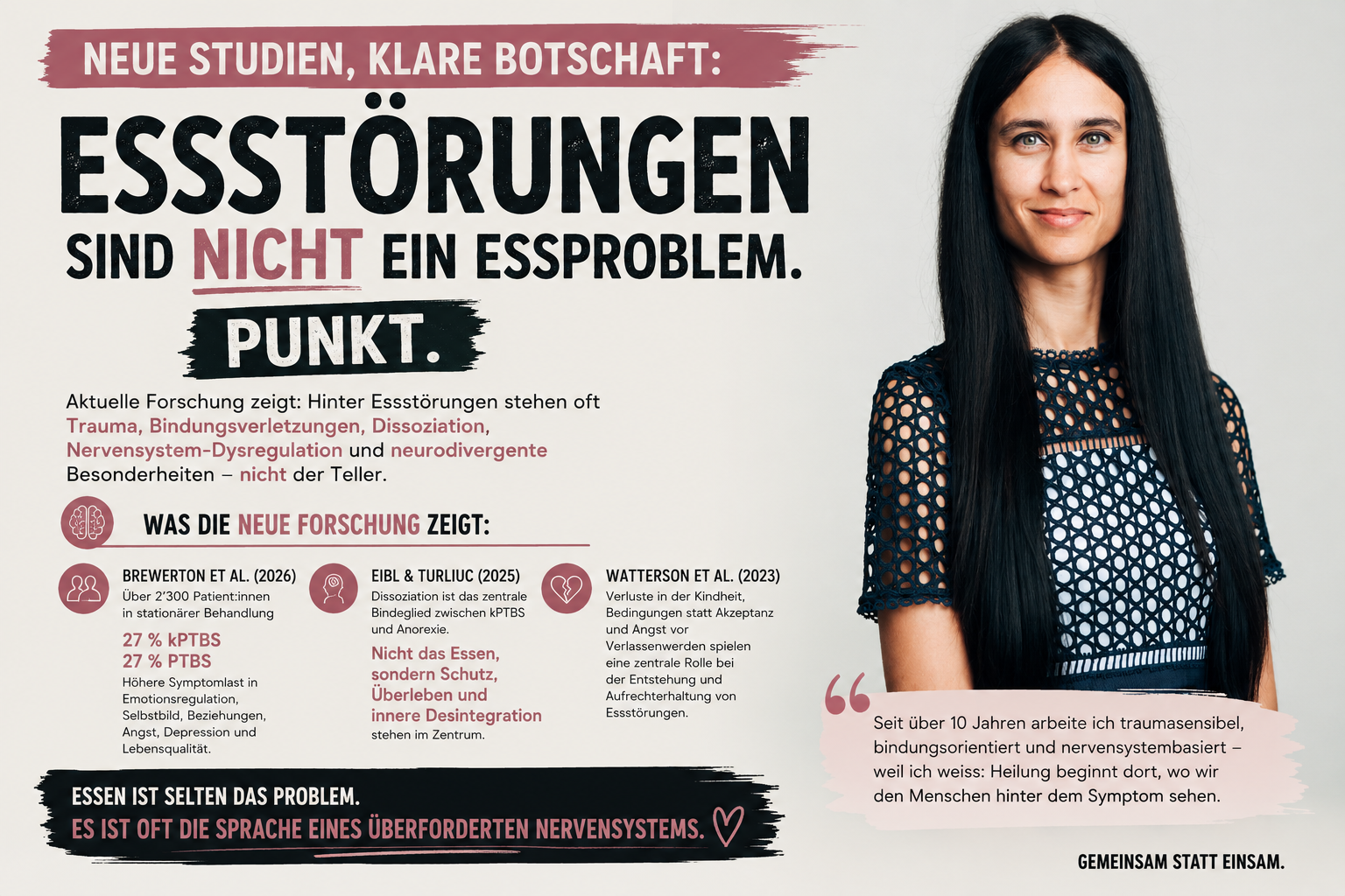 Neue Studien bestätigen: Essstörungen sind oft mehr als ein Problem mit Essen
