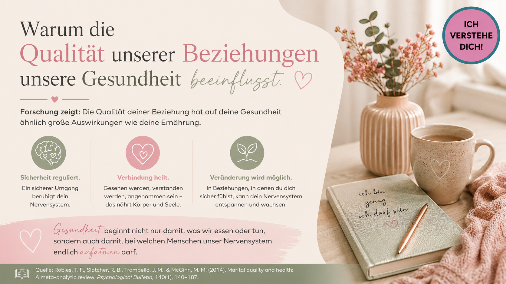 Warum die Qualität unserer Beziehungen unsere Gesundheit beeinflusst