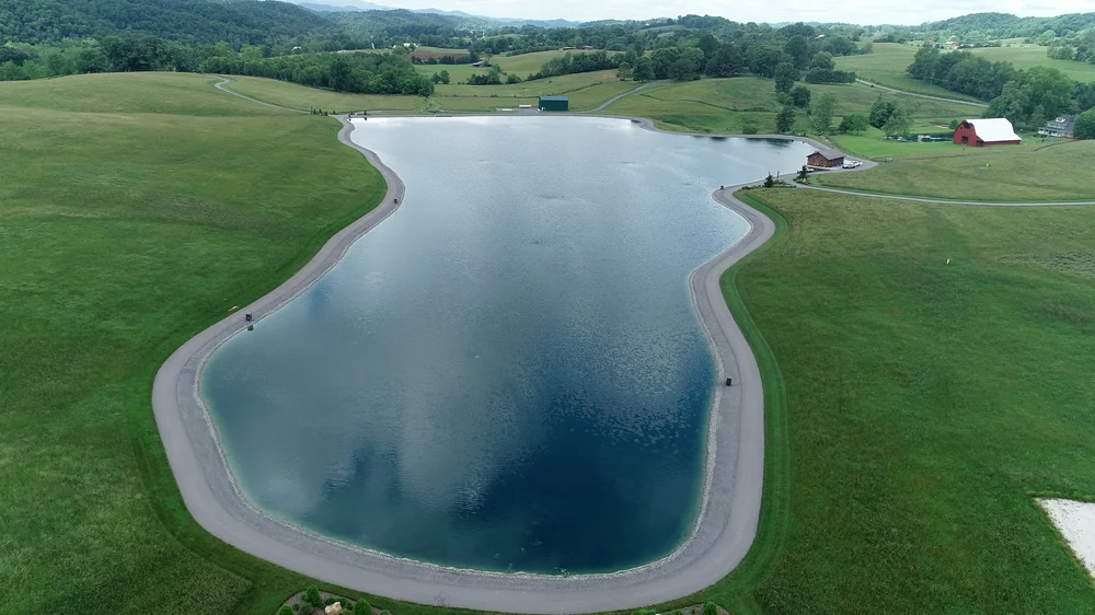 Custom Pond Builder — Baker's Construction Services - Tennesse Grading ...