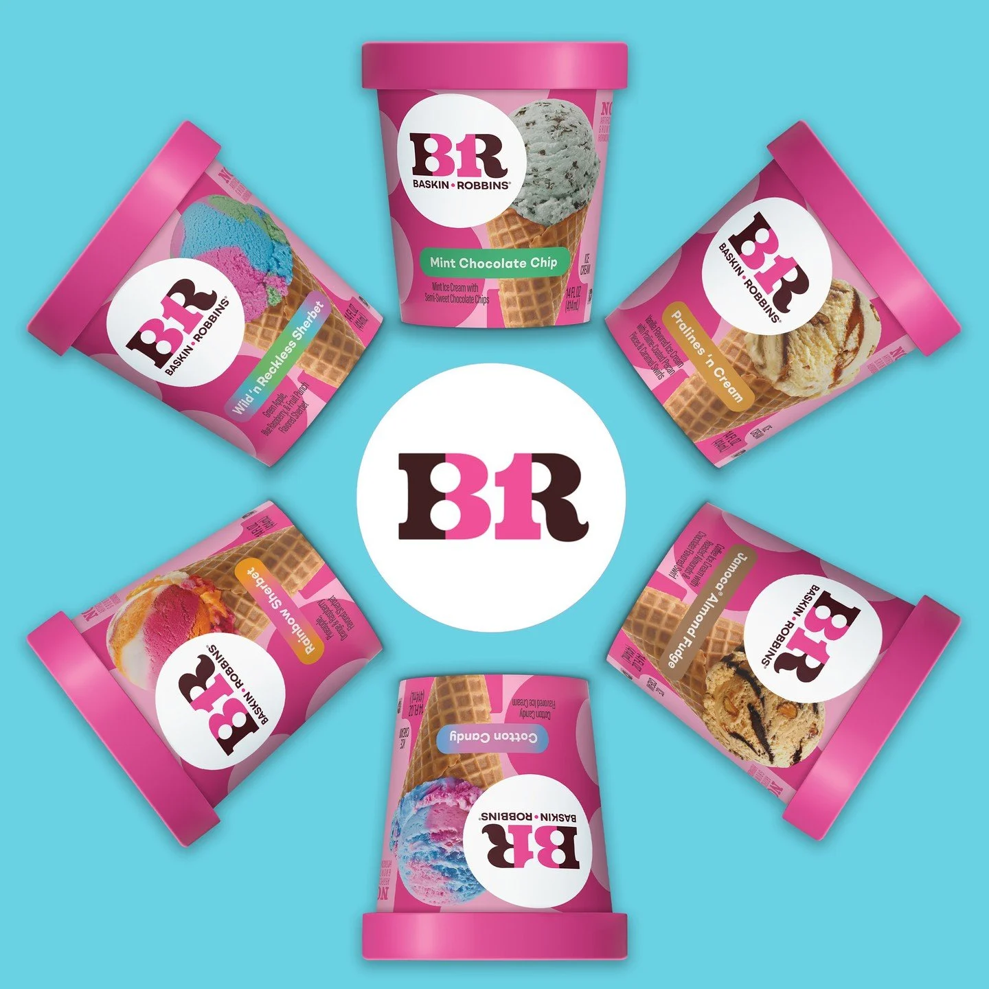 With this many delicious flavors to choose from, how can you bring home just one? 🤔 Stock up your freezer with a variety of your favorite Baskin-Robbins flavors, and enjoy from the comfort of your own home! 🏠