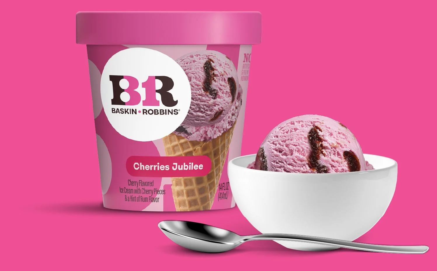 Flavor Page Cherries Jubilee Ice Cream — BaskinRobbinsatHome
