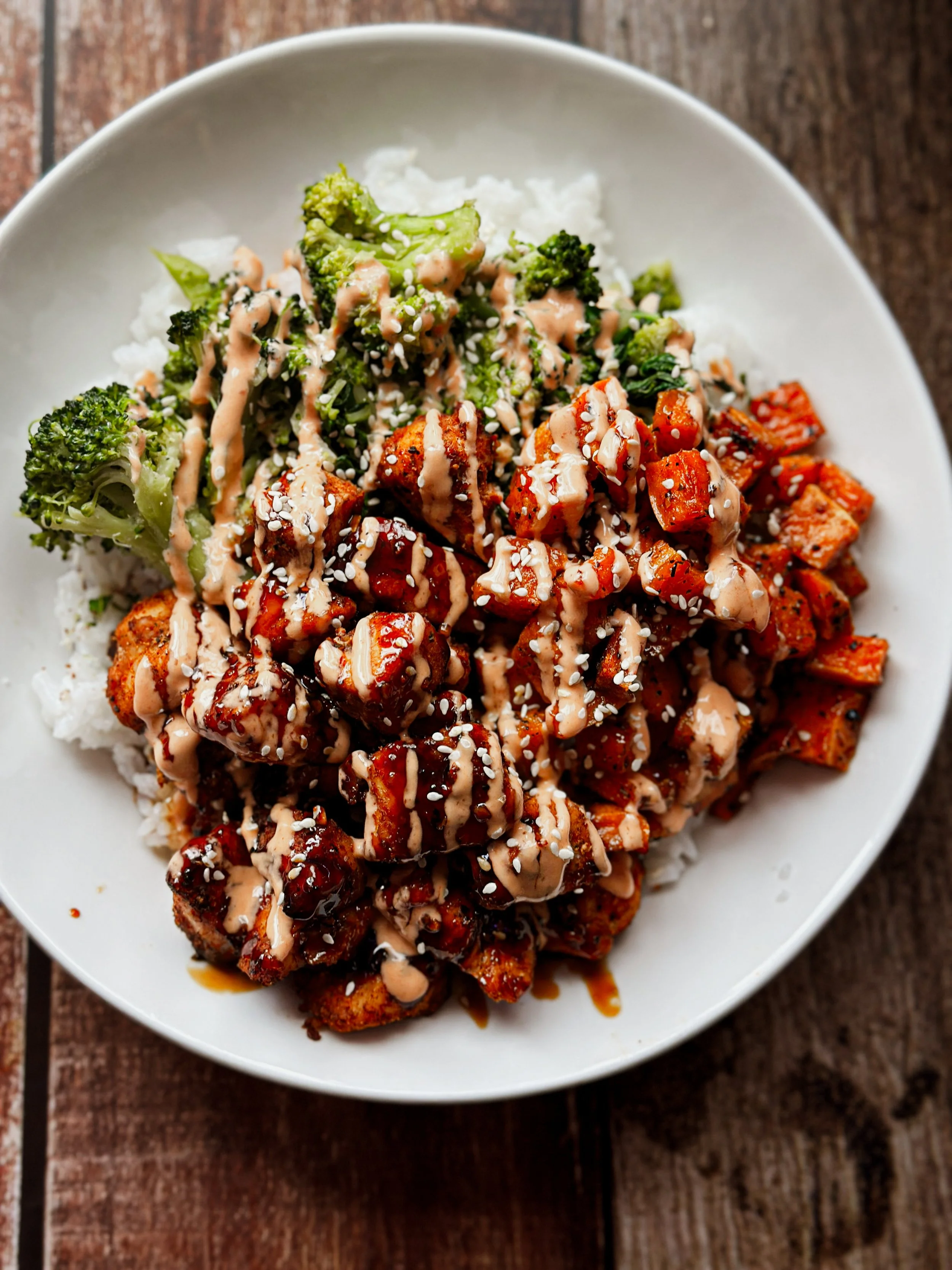 Sticky Rice bowl w/Chicken part 1..