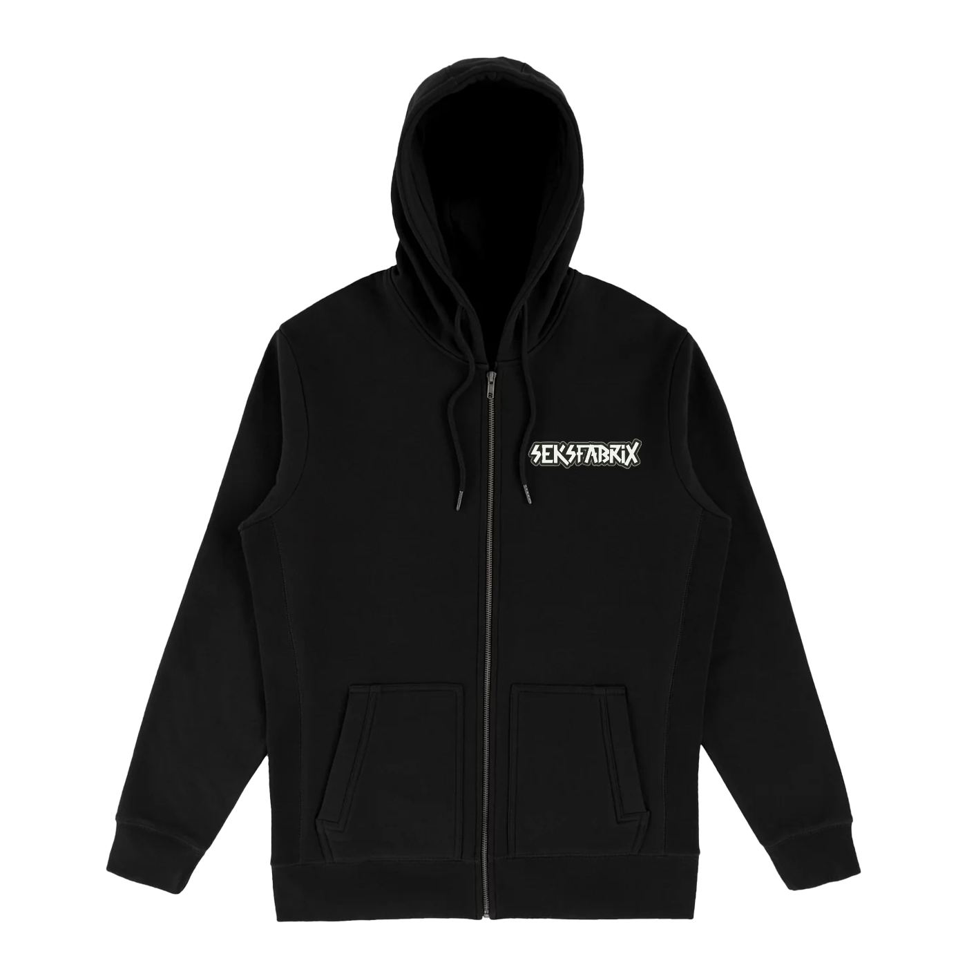 SEKSFABRIX FW01 Zip-Up Hoodie • Black