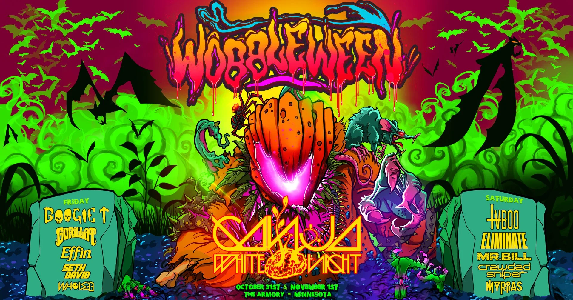 Ganja White Night's Wobbleween!