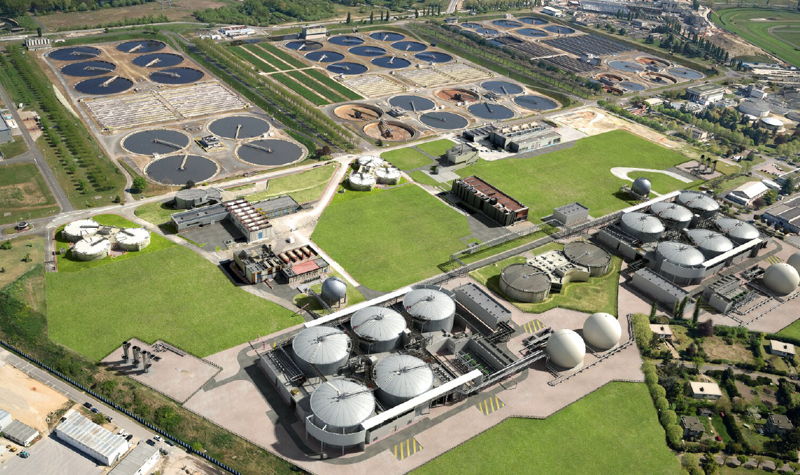 USINE BIOGAZ DU SIAAP A ACHERES