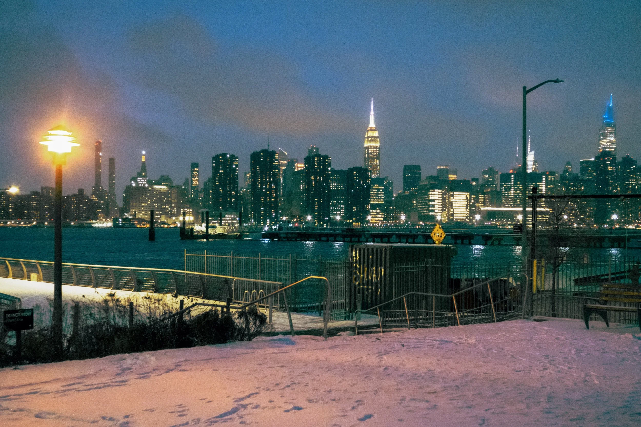 Winter Harbor in Greenpoint, Brooklyn, New York