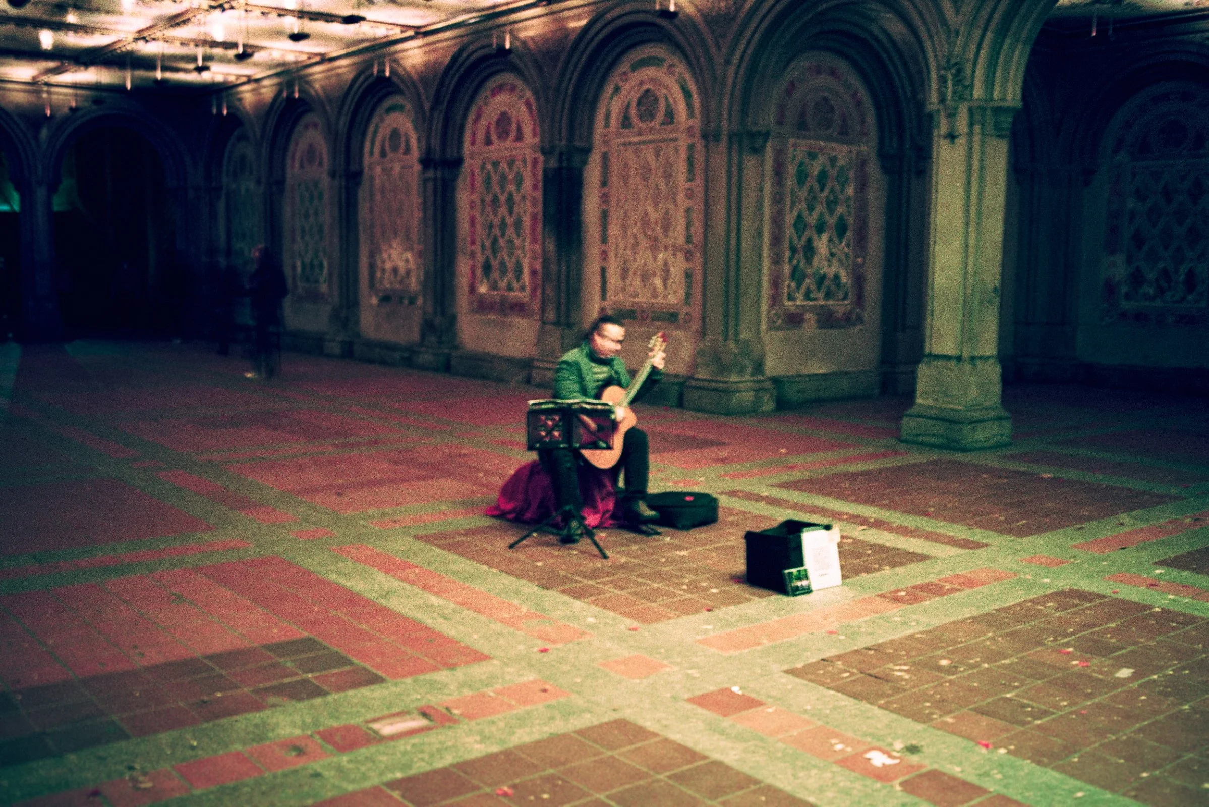 Central Park Player on 35mm