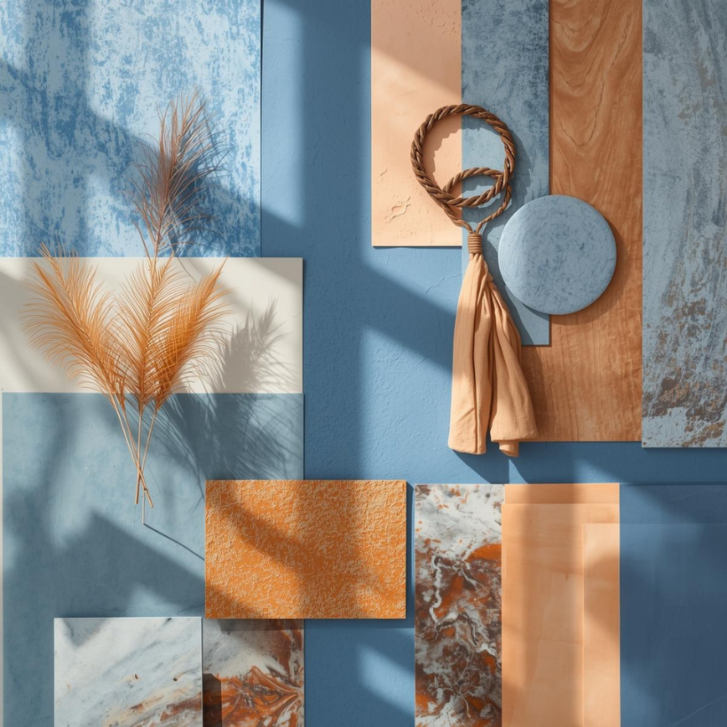 bord de mer en coucher de soleil