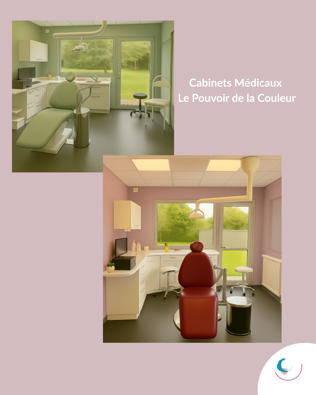 Le pouvoir de la couleur en cabinet médical : bien plus qu’une question de goût
