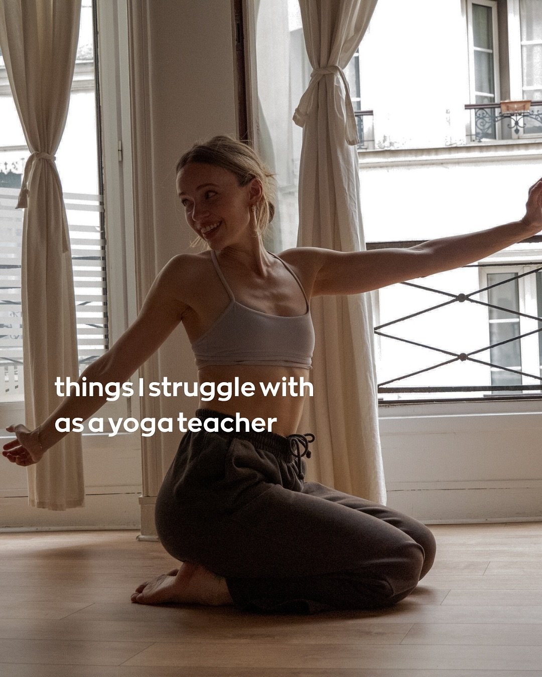 OK confession time.
I love teaching yoga. It&rsquo;s the most meaningful work I&rsquo;ve ever done, but this is just me being super honest about some things.. Can anyone relate?

#teachingyoga 
#yogateacherlife 
#realyoga
