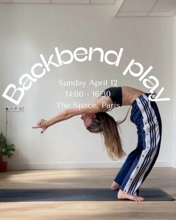I&rsquo;ve had so many requests lately for a new backbend workshop (and especially for learning drop backs) that it felt like the perfect moment to bring Backbend Play back 💖🌈

There&rsquo;s honestly so much to explore in backbending that we never 