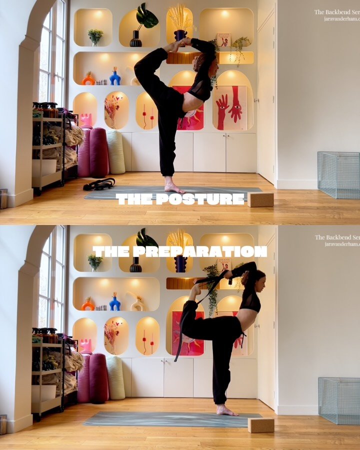 We often scroll through instagram and only see the end results, but don&rsquo;t be fooled, deep backbends need deep preparation. Which of these postures are you currently working on? Let me know in the comments I&rsquo;ll send you some lil tips &amp;