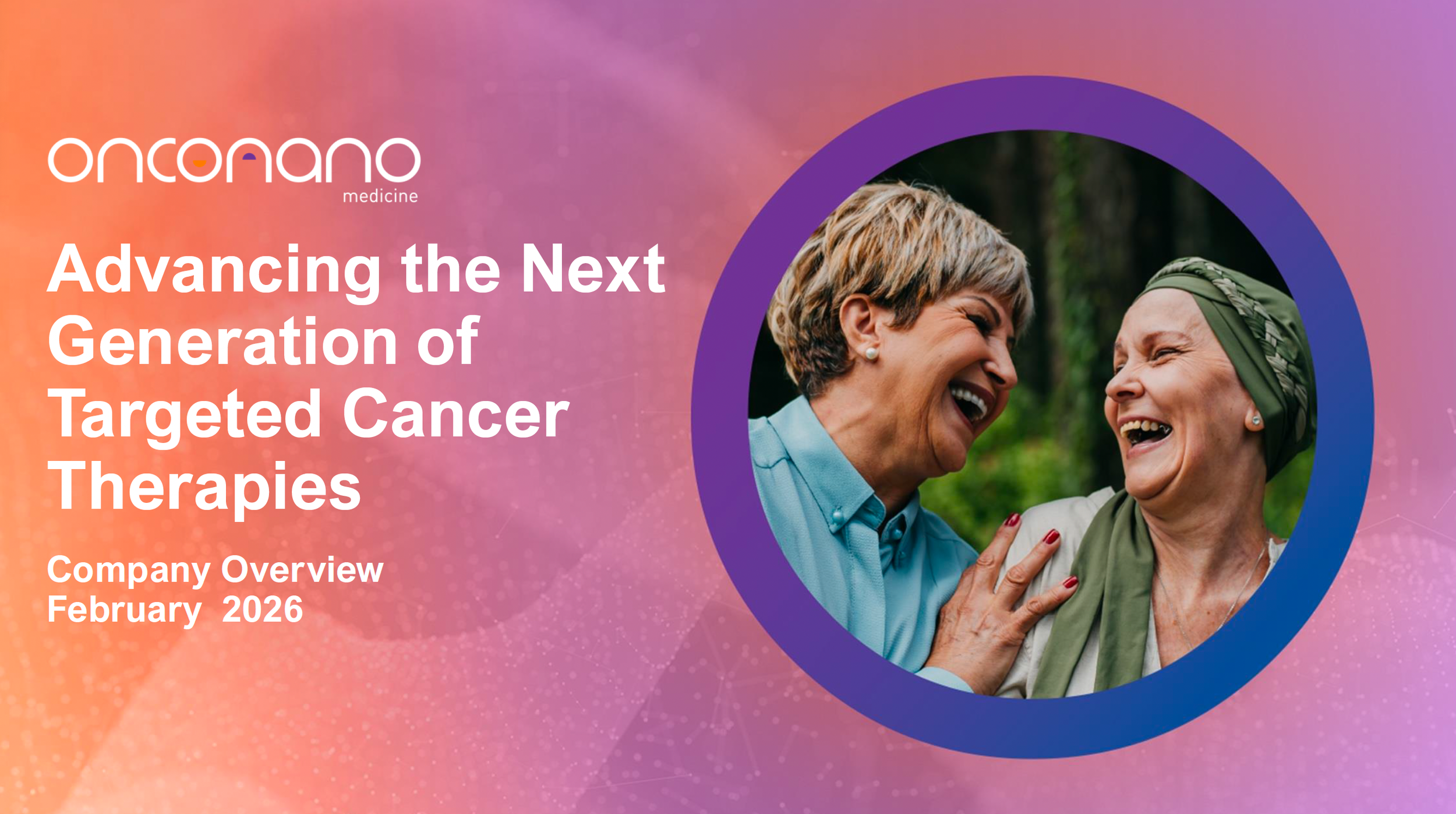 OncoNano Corporate Presentation - Feb 2026