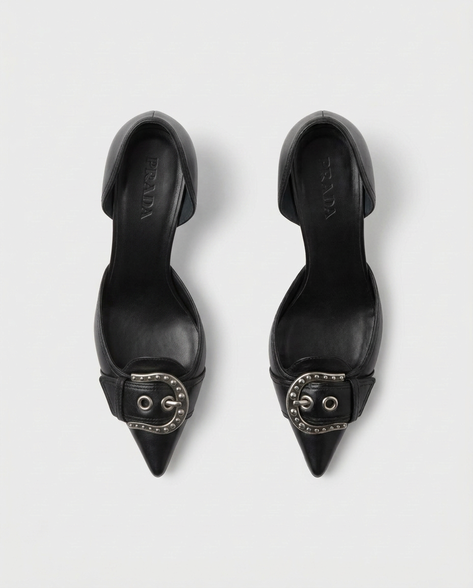 Prada buckled heels