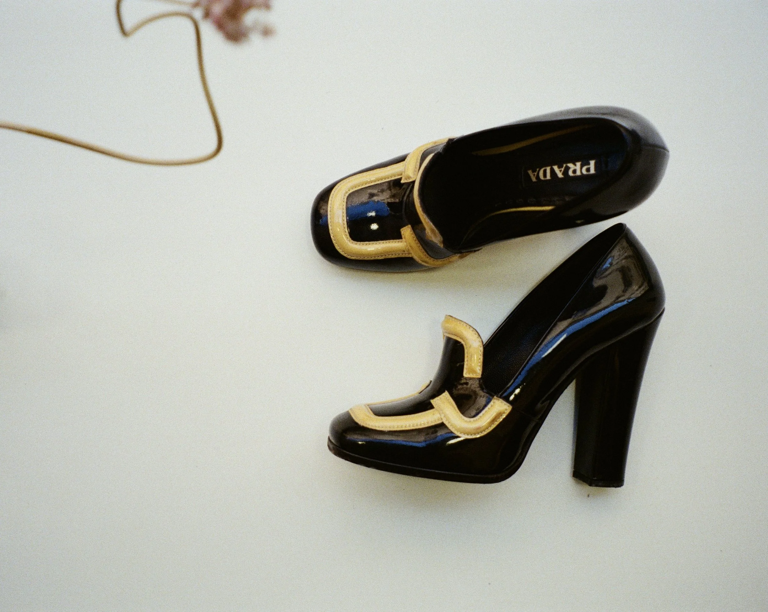 Prada FW2010 high-heel loafers