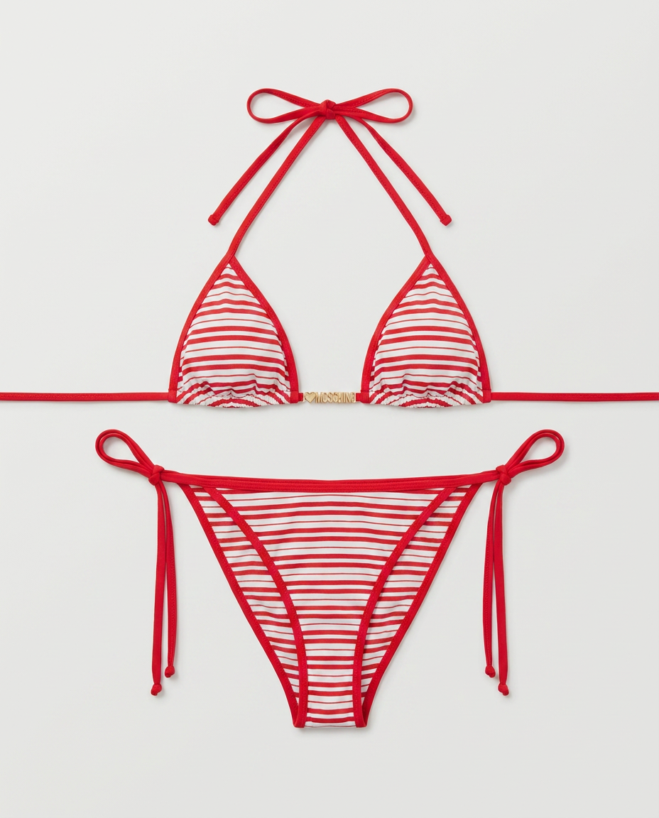 Moschino striped bikini