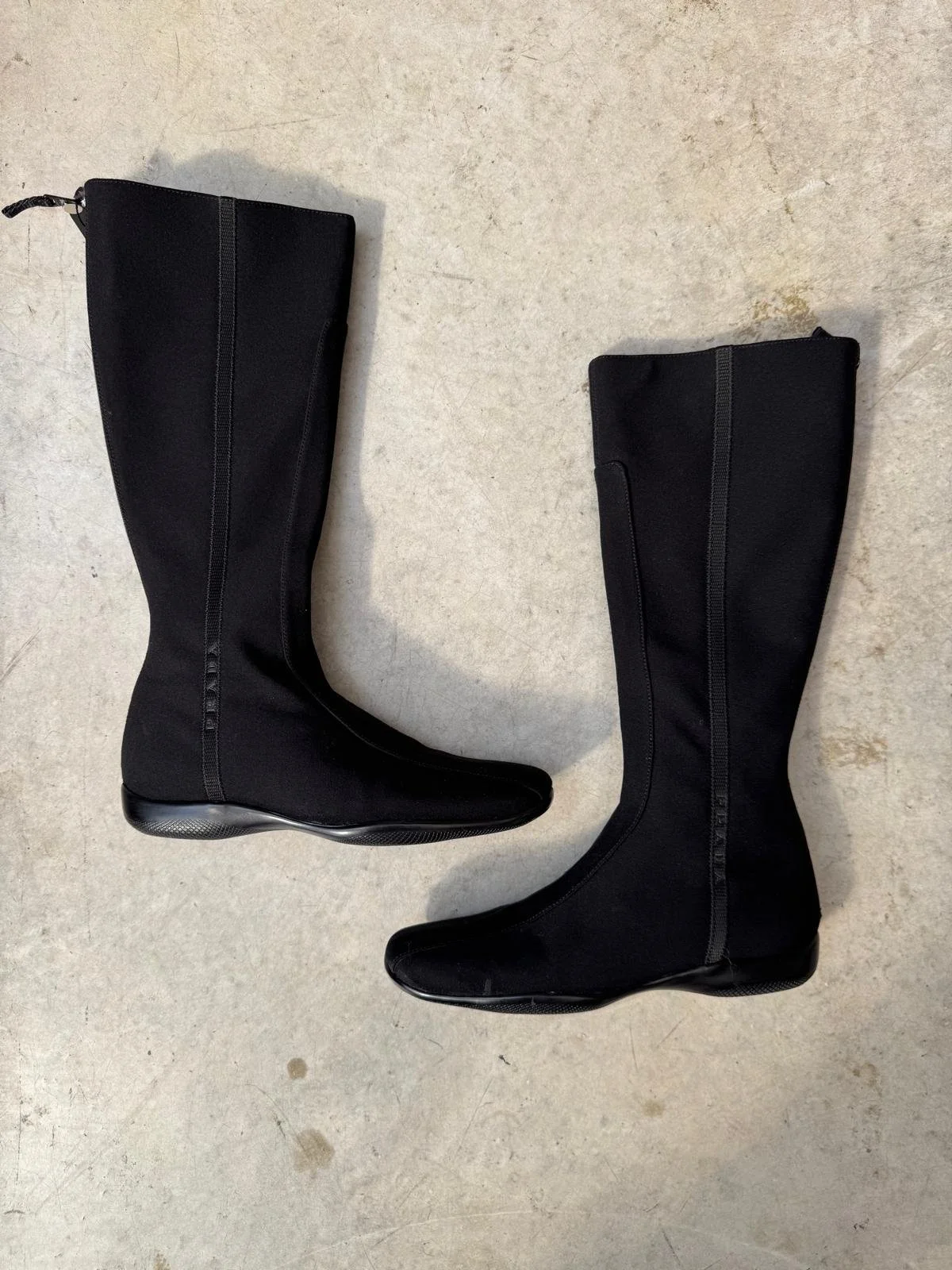Prada linea rossa nylon boots