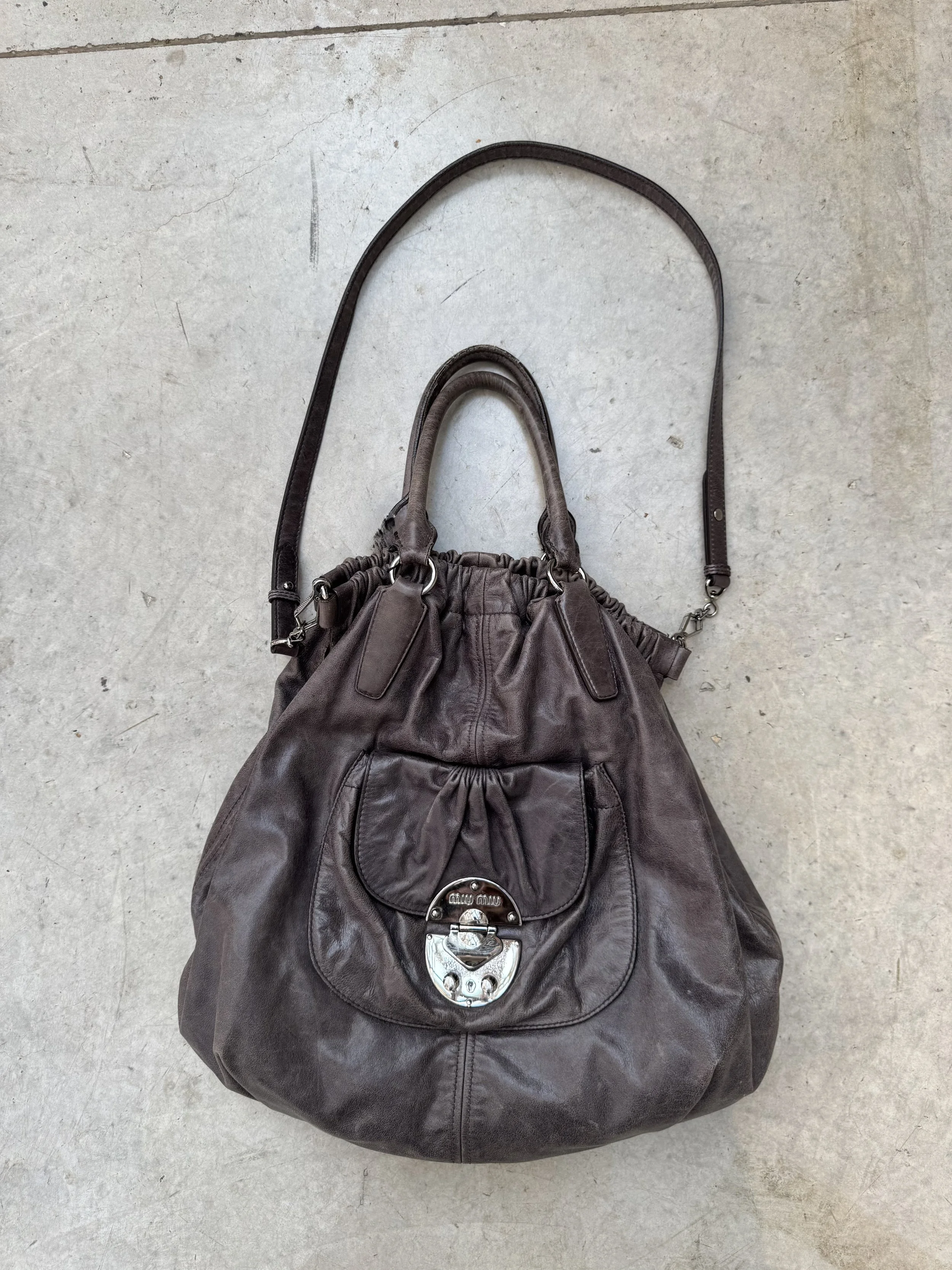Miu miu leather bag