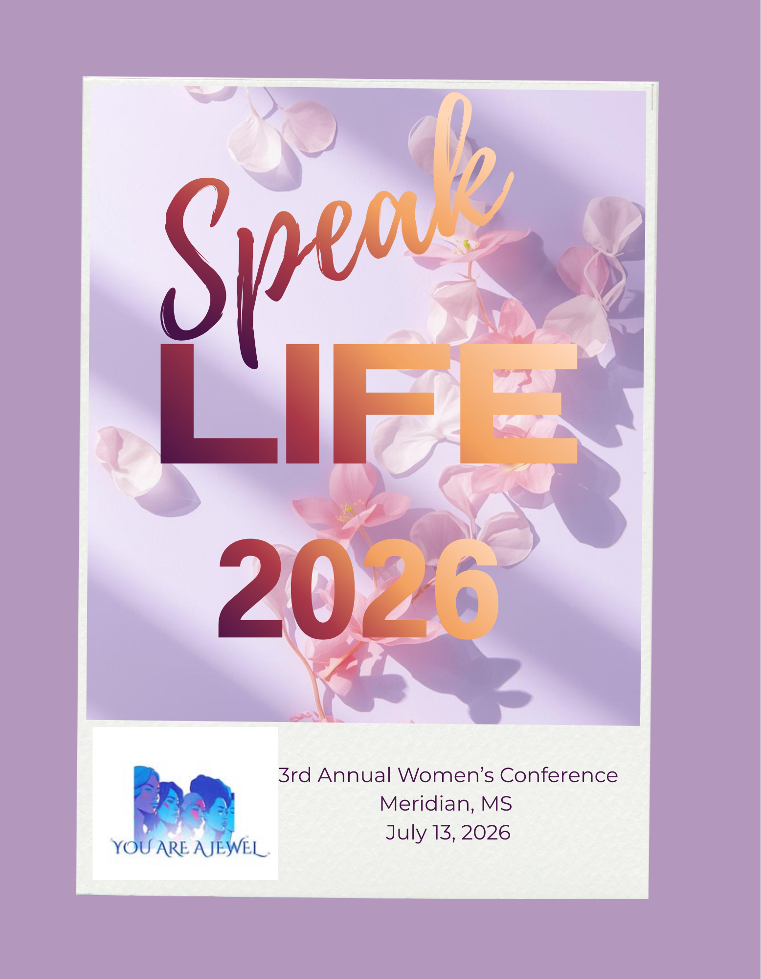 Speak Life 2026 Limited Edition Tee