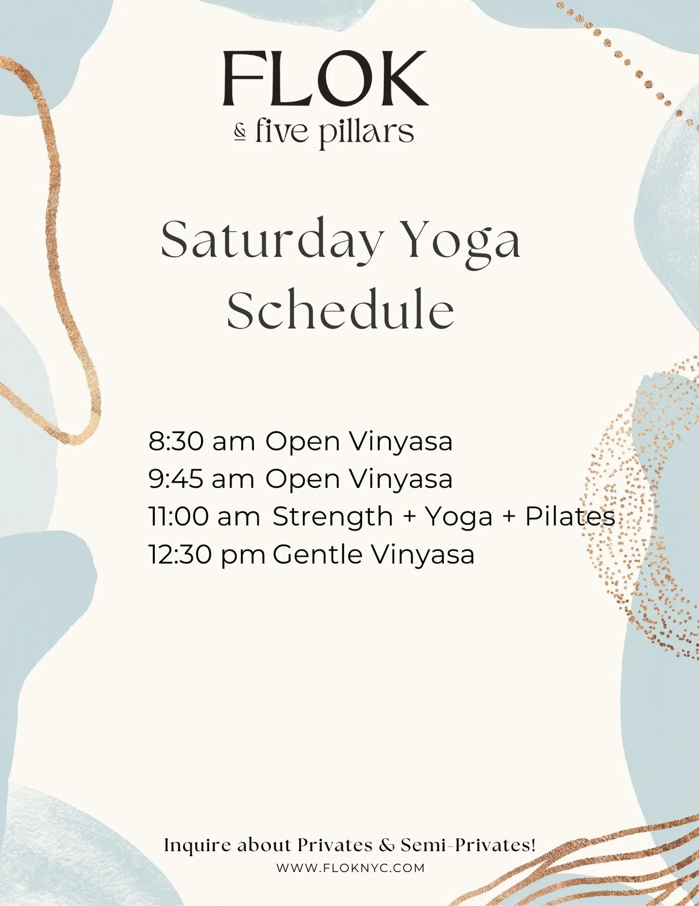 Come flow with us tomorrow with @mtlagundi and Danny Fuggi. We 🤍 our FLOK community, see you on the mat #floknyc