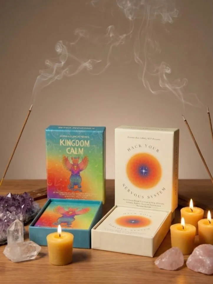 Find your calm, one card at a time. ✨

We&rsquo;re now carrying the Kingdom Calm Deck and the Hack Your Nervous System Deck at FLOK NYC. Thoughtfully designed tools to help you regulate, reset, and reconnect&mdash;whether you&rsquo;re starting your m