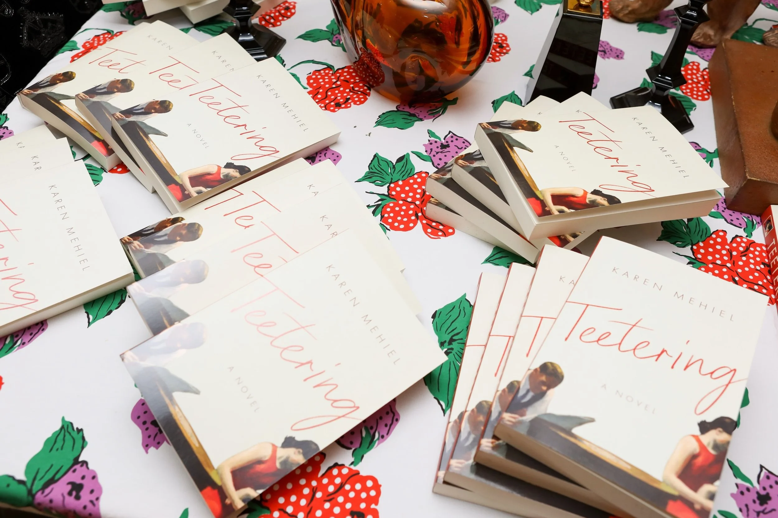 This Tuesday we celebrated the launch of FLOK founder Karen Mehiel&rsquo;s debut novel, Teetering. A story about love, identity, vulnerability, and the impossible standards we place on ourselves. Launching on Amazon June 2. We can&rsquo;t wait for ou