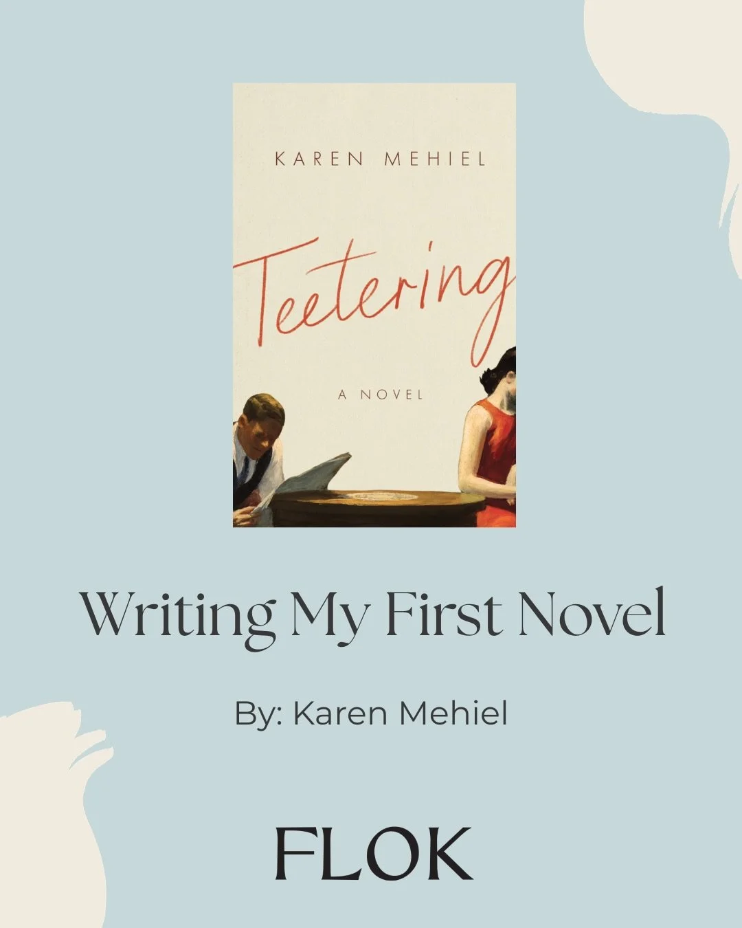 From Pandemic pivot to published novel. FLOK founder Karen Mehiel shares the story behind writing Teetering, her first novel, and the journey that brought it to life.

Read the full piece on Karen&rsquo;s Substack &mdash; link in bio. #FLOKNYC