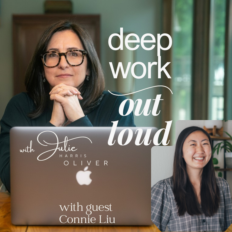 EP 12 Humor at Work: Levity, Creativity, and the “Yes, And” Mindset with Connie Liu | Deep Work Out Loud
