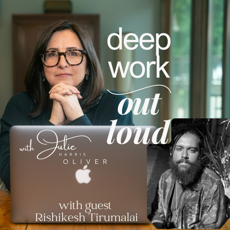 EP 14 Disruption as Alignment: Coaching, Grief, and Non-Striving with Rishikesh Tirumalai | Deep Work Out Loud