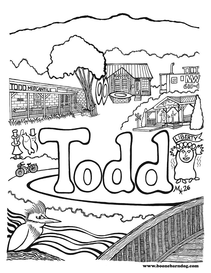 Todd, NC - "Print-at-Home" Poster