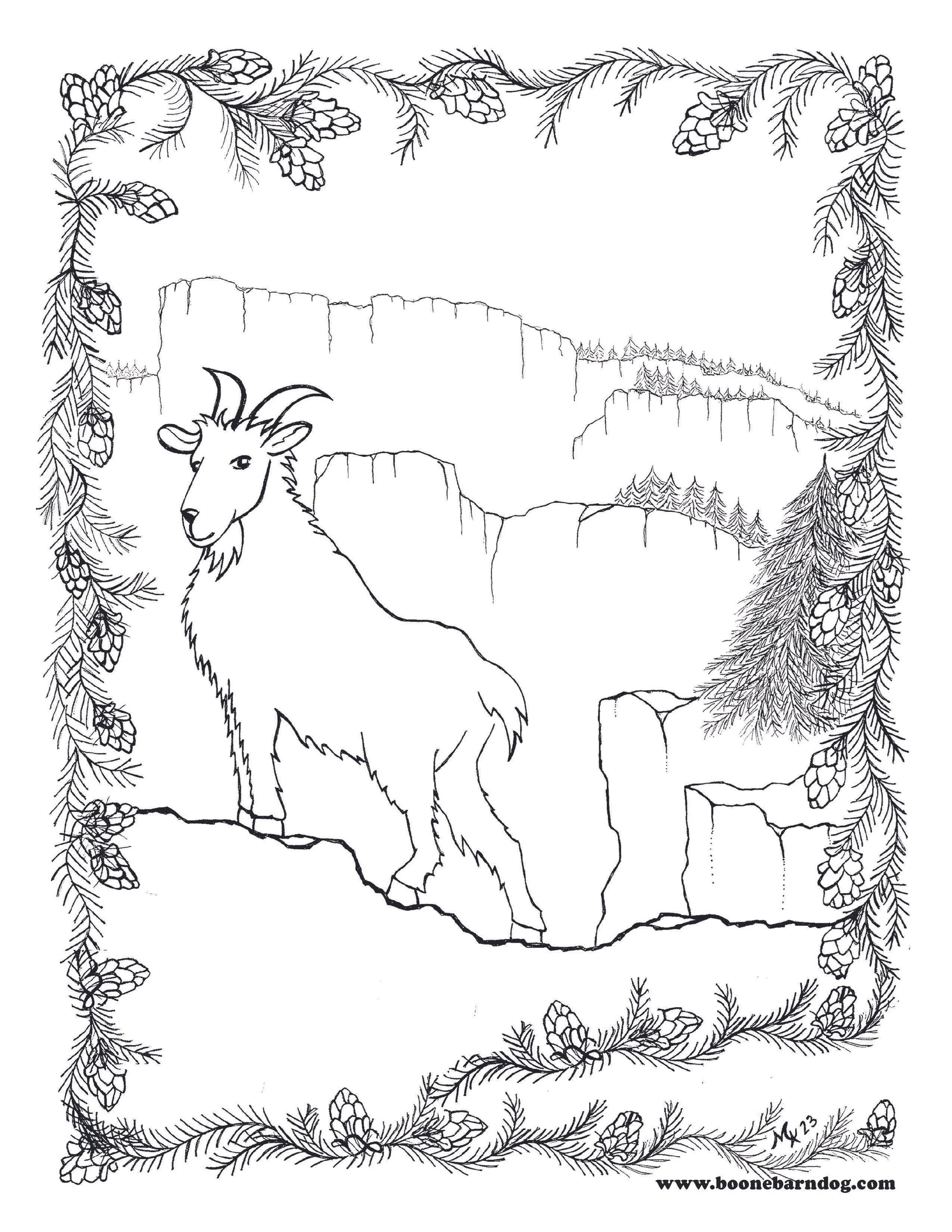 Mountain Goat - "Print-at-Home" Poster