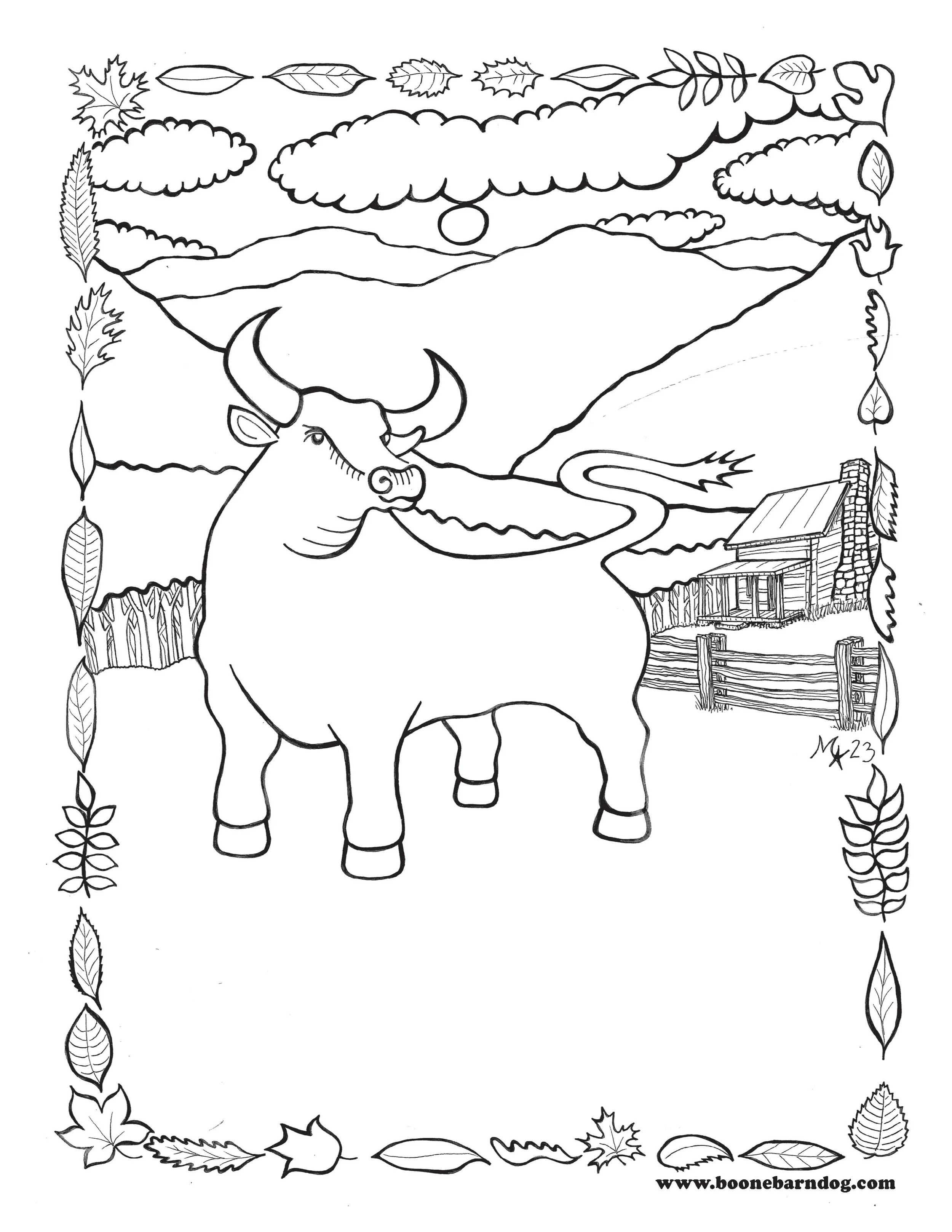 Bull - "Print-at-Home" Poster