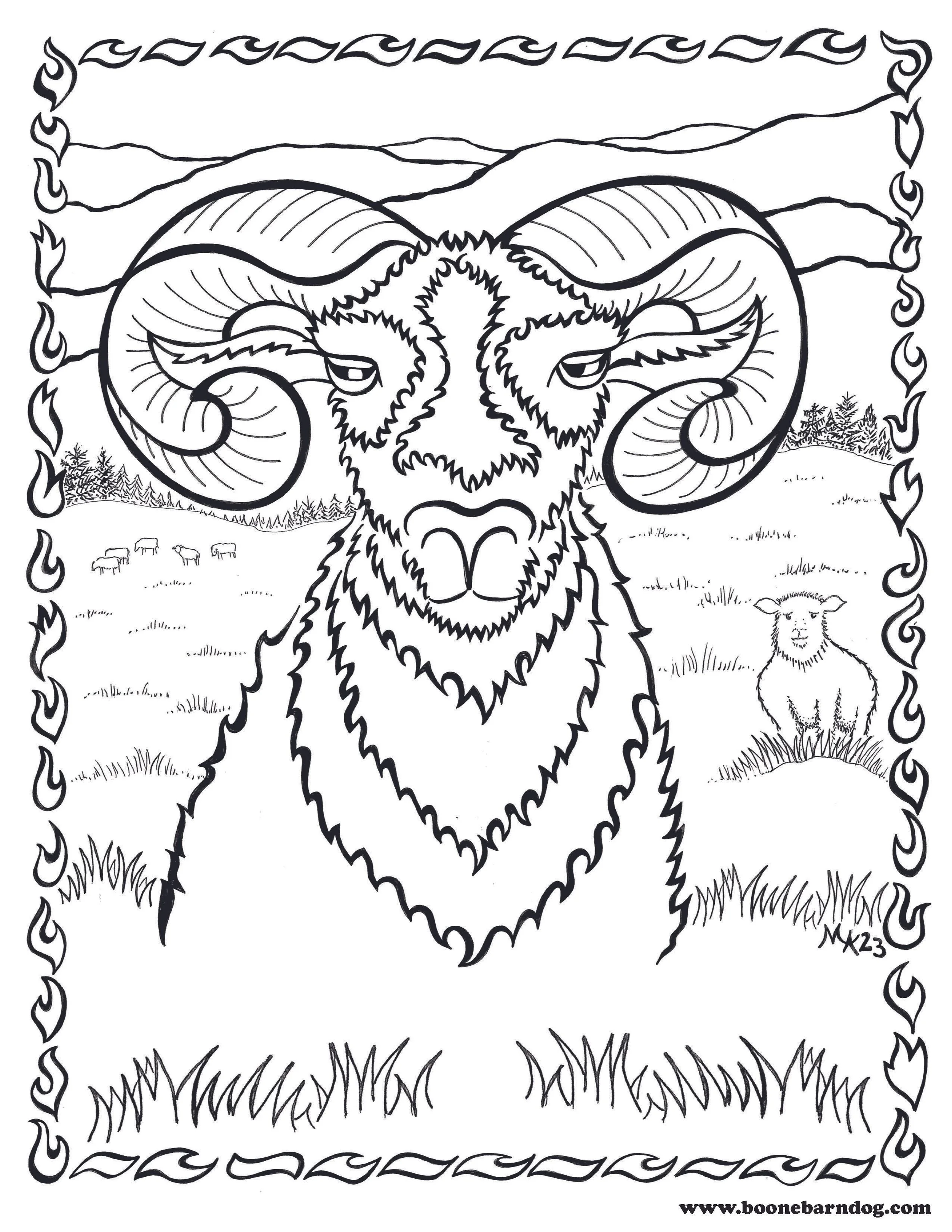 Ram - "Print-at-Home" Poster
