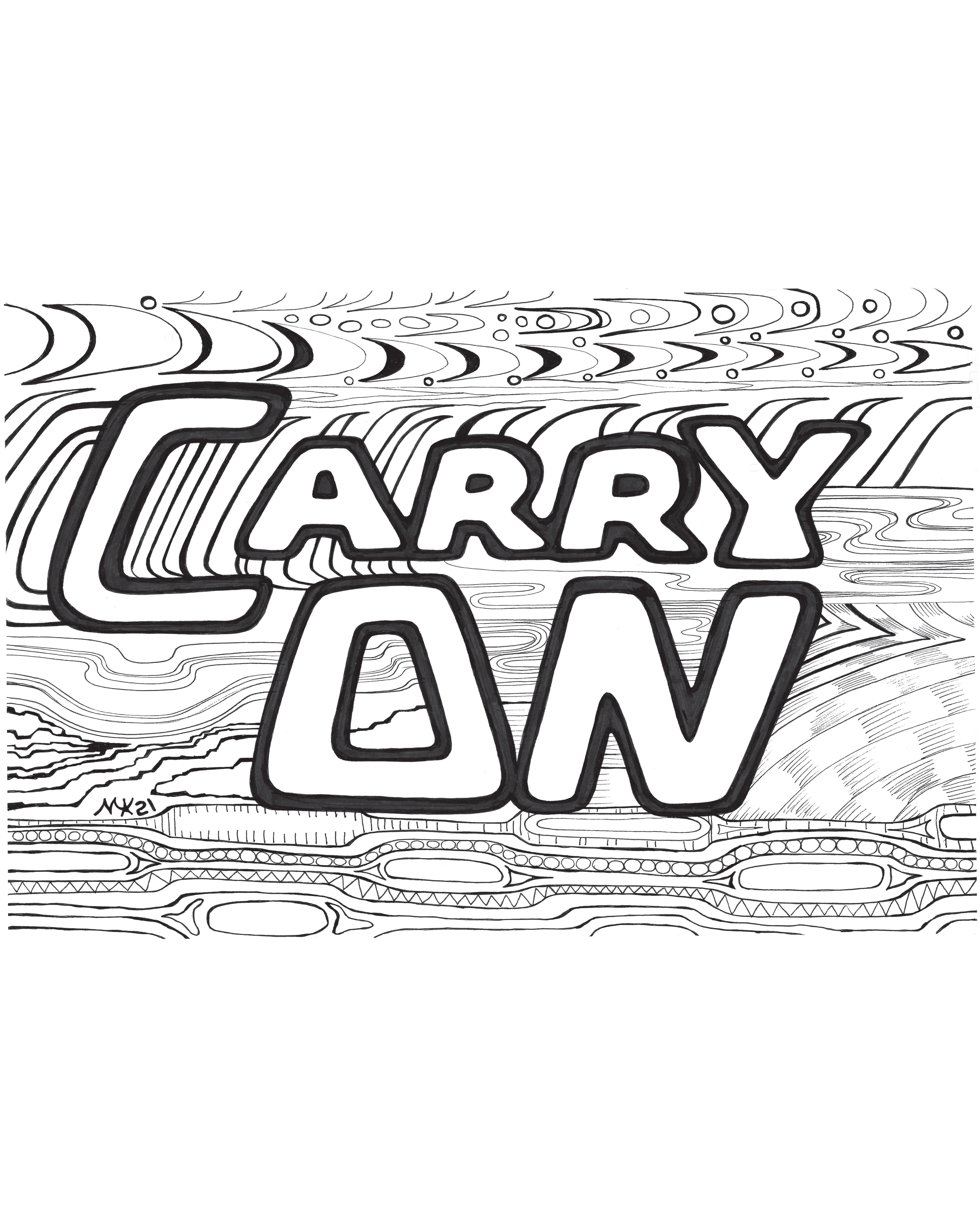 Carry On-13x19 ColorMe Poster.png